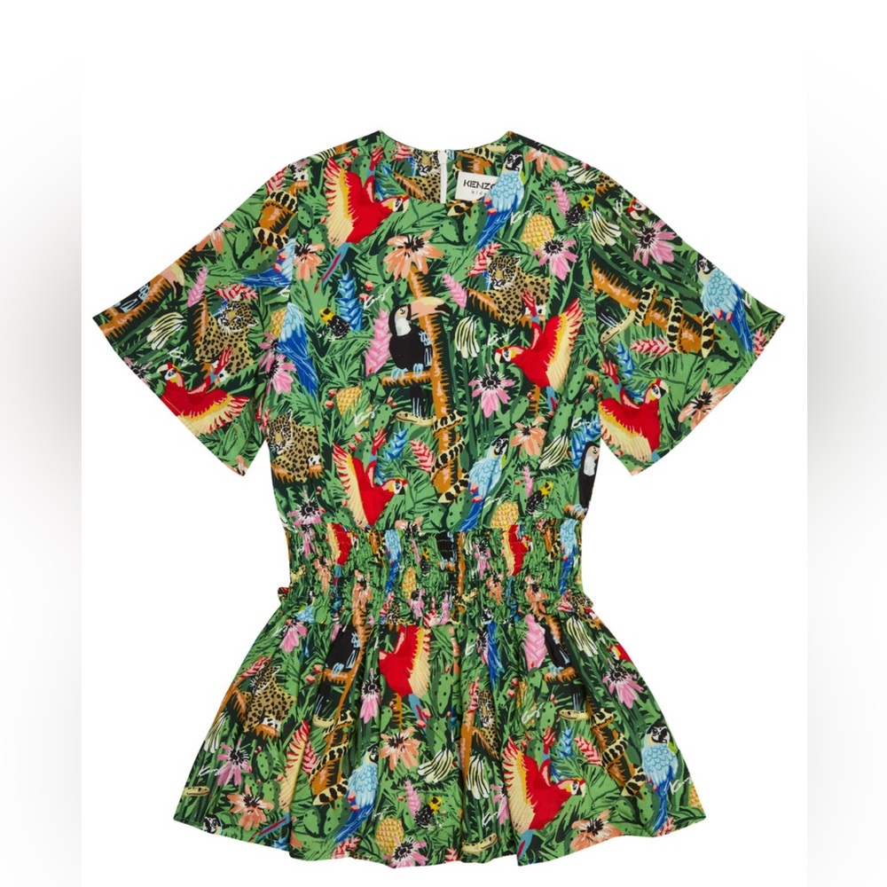 Kenzo Kids Jungle Print Dress Size 10